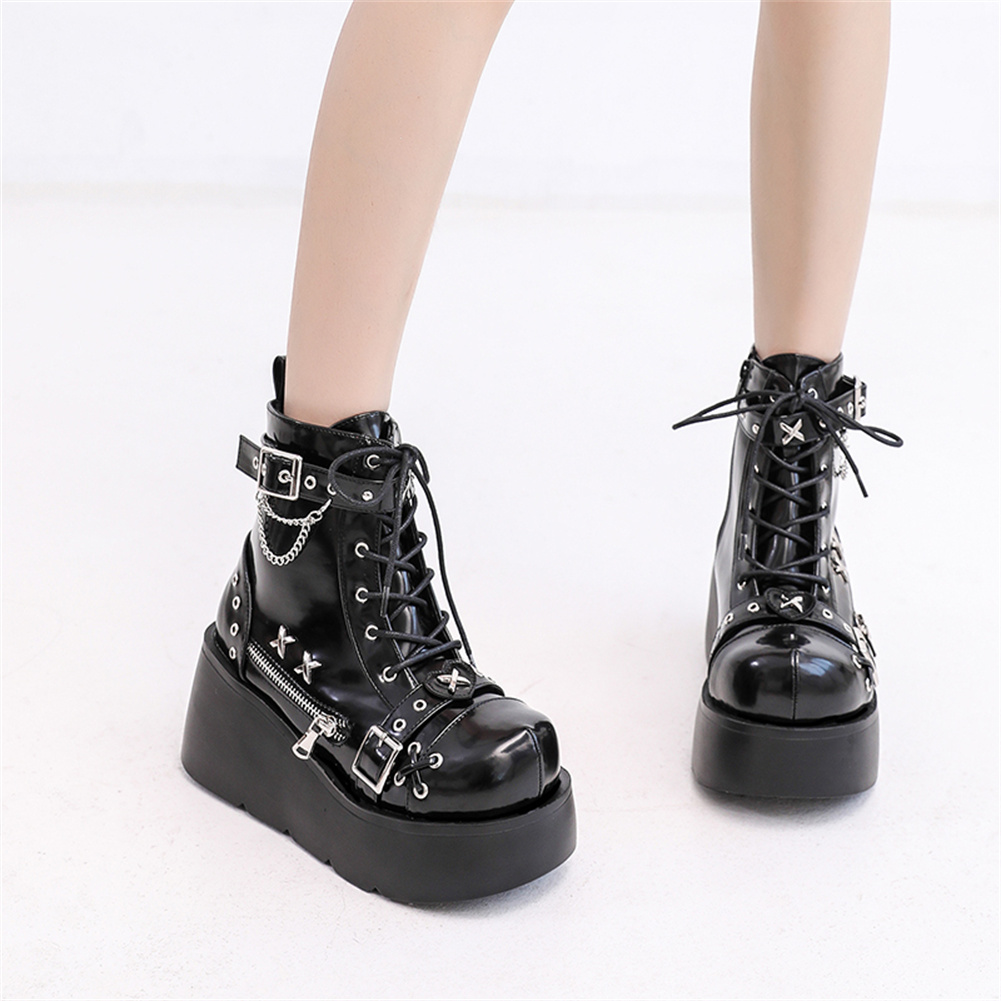 Brand New Ladies Goth Platform - Street Fashion Girl recension och pris