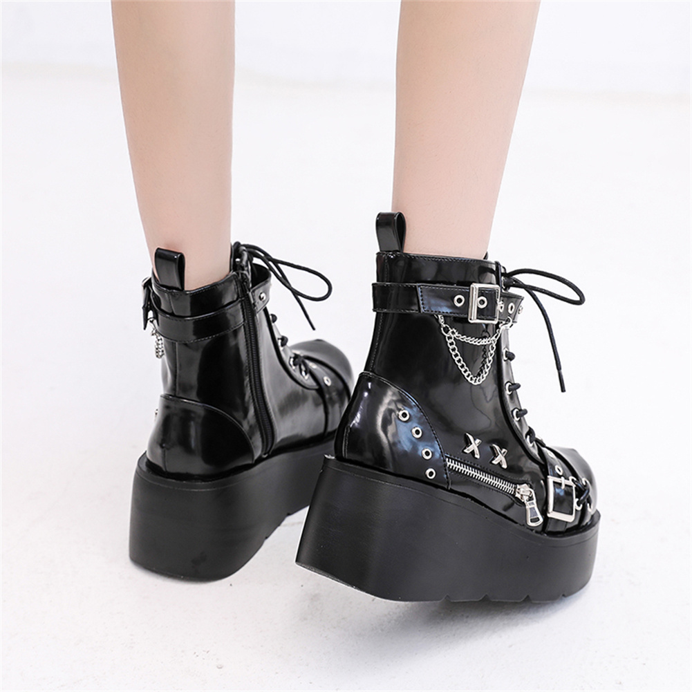 Brand New Ladies Goth Platform - Street Fashion Girl recension och pris