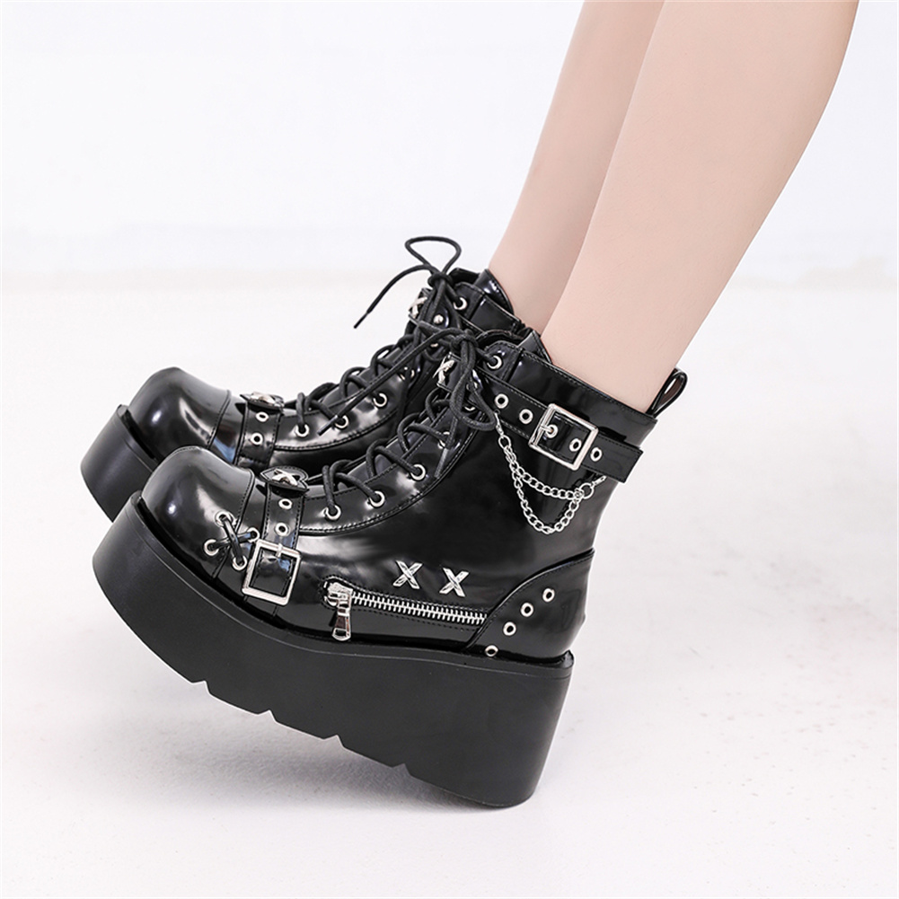 Brand New Ladies Goth Platform - Street Fashion Girl recension och pris