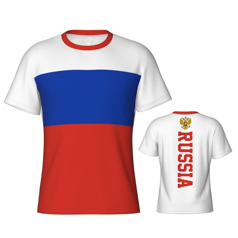 Russian Flag 3D Print T-shirt  - Street Fashion Russia recension och pris