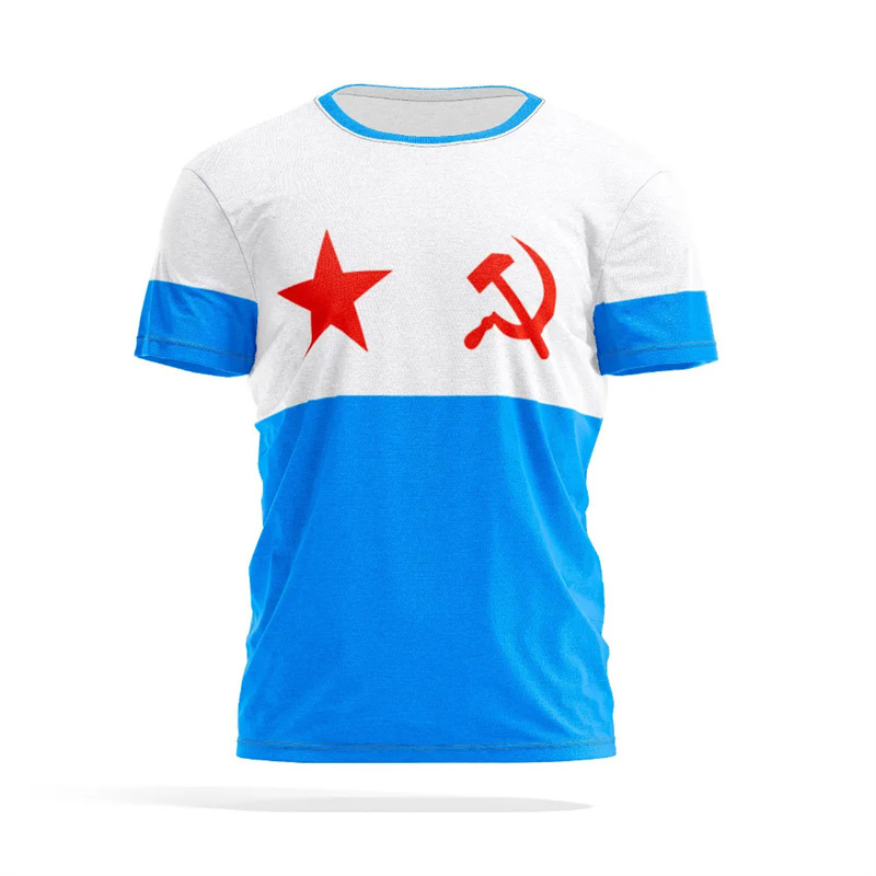 Russian Flag 3D Print T-shirt  - Street Fashion Russia recension och pris